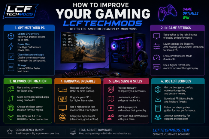 how to improve my gaming lcftechmods